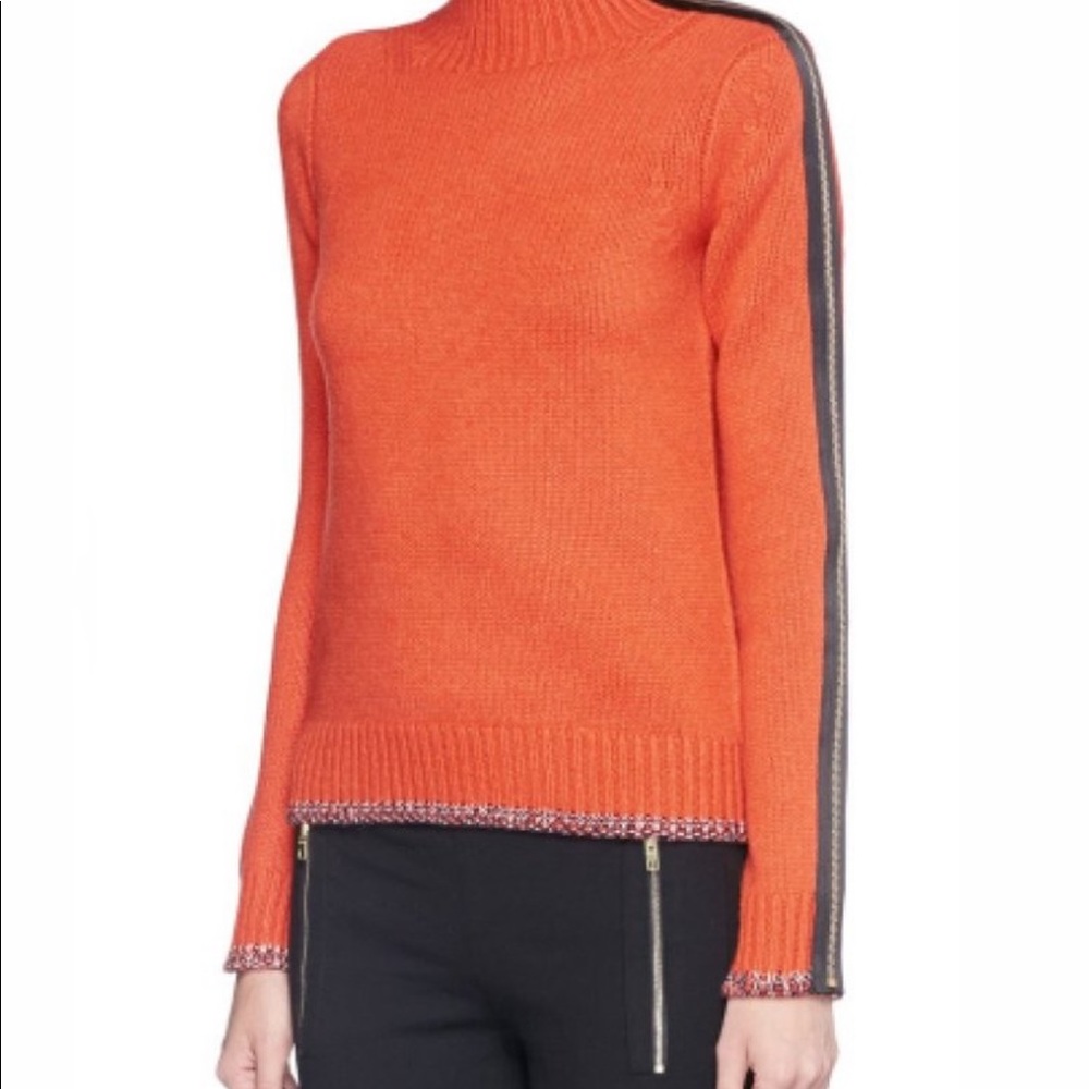 Rag & Bone Sarah Cashmere Turtleneck Zip Sweater